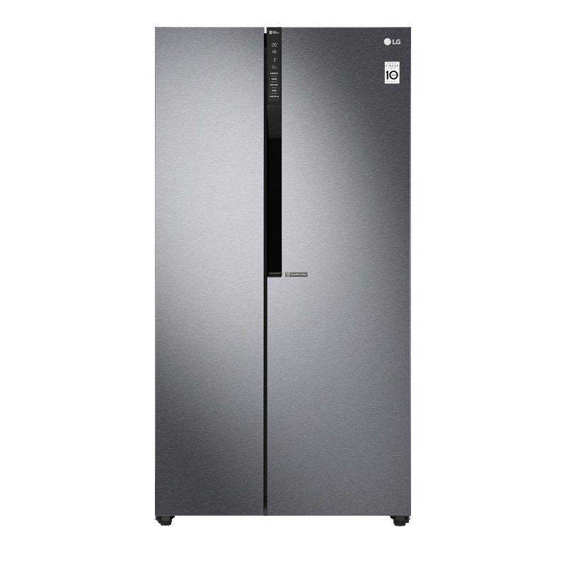 LG冰箱GR-B2474JDR 对开门冰箱 线性变频压缩机 大容量 风冷无霜 果蔬保鲜盒 智慧速冻恒温 时尚流星银