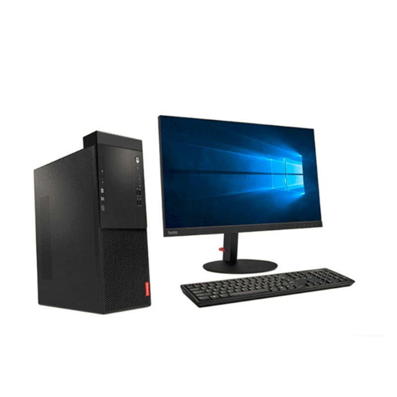 联想 (Lenovo)启天M415-D187 台式电脑 黑色