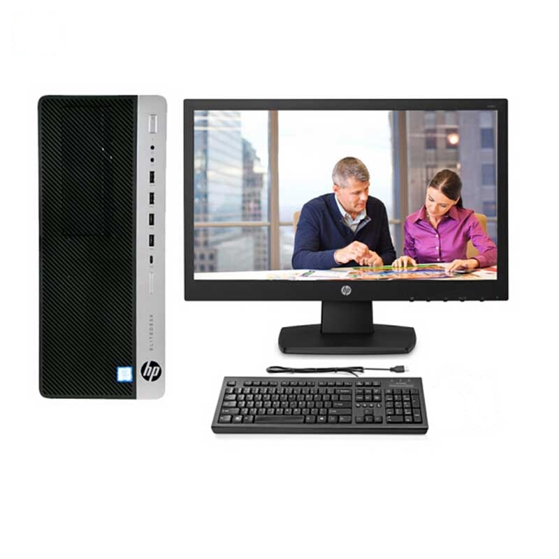 惠普(HP)480 G4 MT商用台式电脑 19.5寸(I3-7100 4GB 1TB DVDRW Win10H)