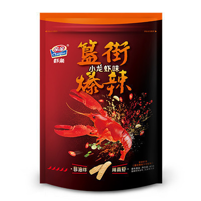 亲亲 膨化食品 虾条簋街爆辣小龙虾味40g（休闲零食）