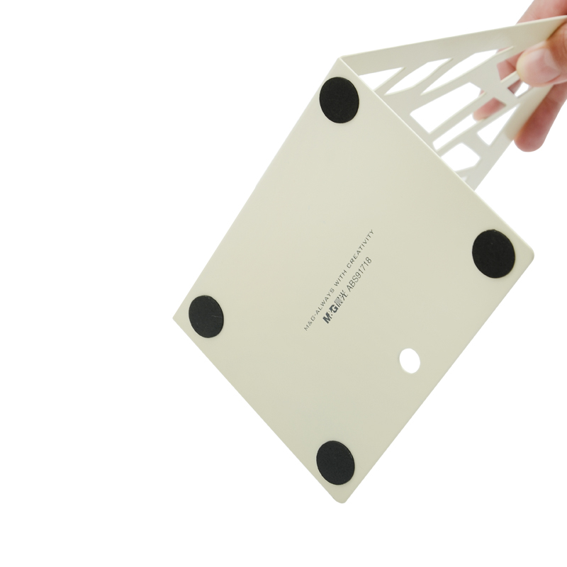 晨光(M-G)ABS91718树影金属铁书立2片/付6.8英寸白色