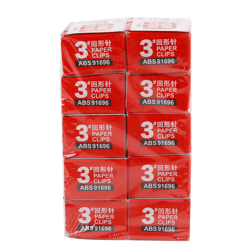 晨光(M-G)办公3号金属镀镍回形针曲别针100枚/盒 100盒 装新老包装随机发货ABS91696