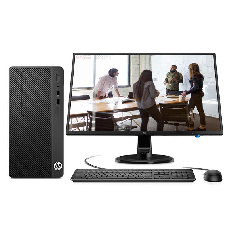 惠普（HP）战86 商用办公台式电脑整机（i5-7500 8G 1TB 2G独显 Win10 光驱 ）23.8英寸