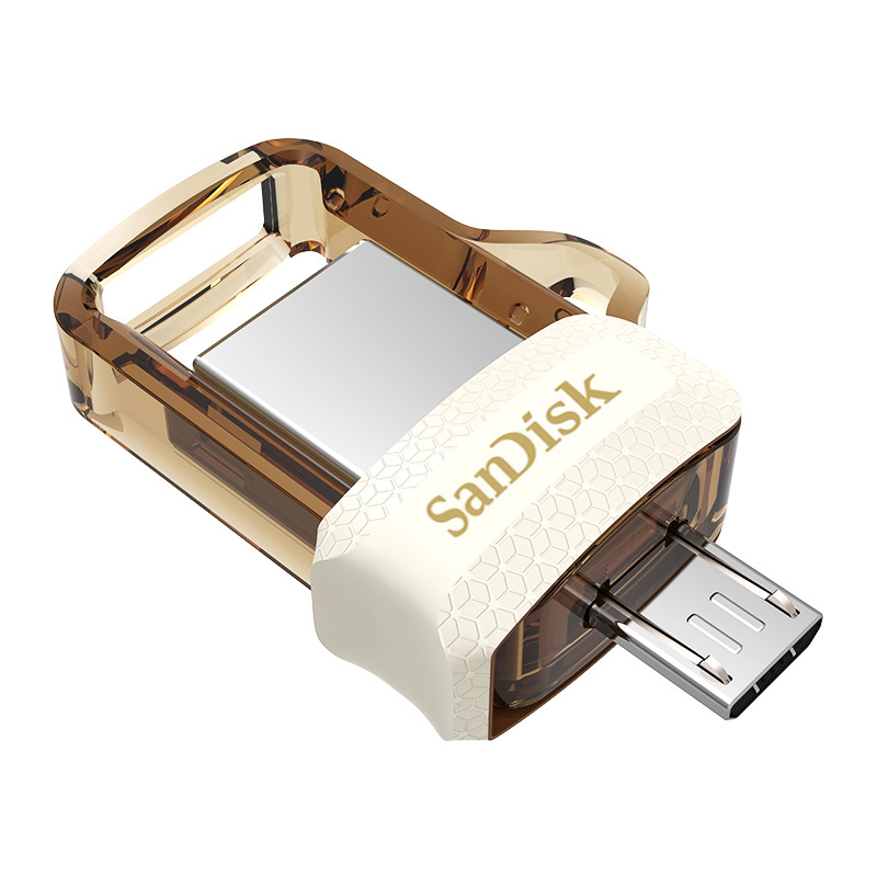 闪迪(SanDisk) 32GB 金色 至尊高速酷捷 OTG USB3.0 手机U盘 双接口