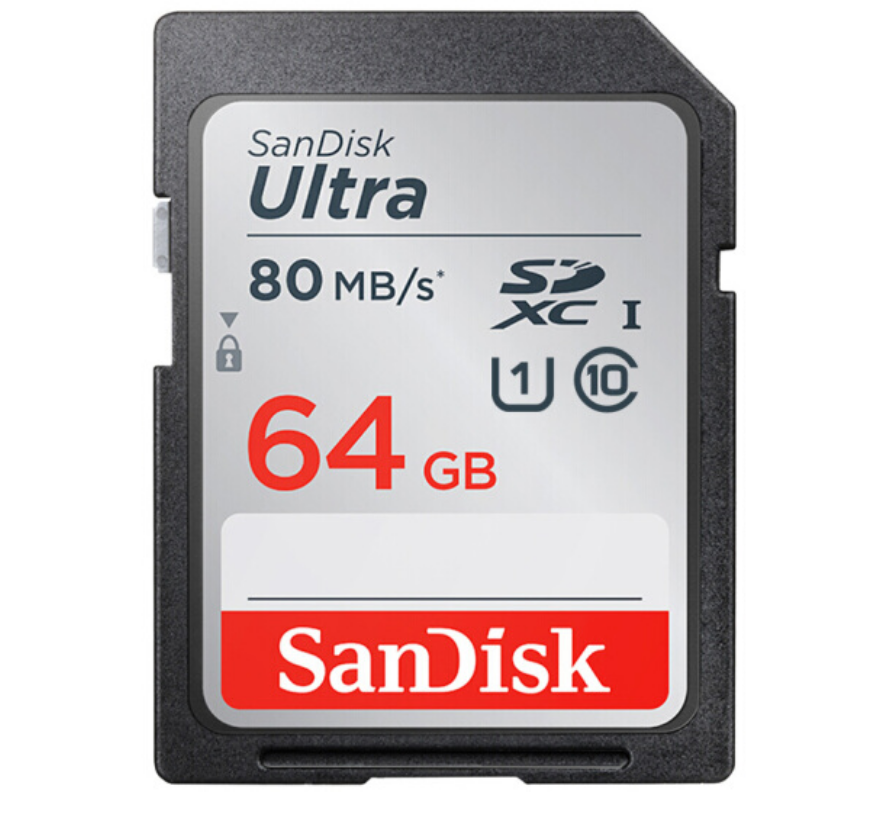 闪迪（SanDisk）64GB 读速80MB/s 至尊高速SDXC UHS-I存储卡 Class10 SD卡