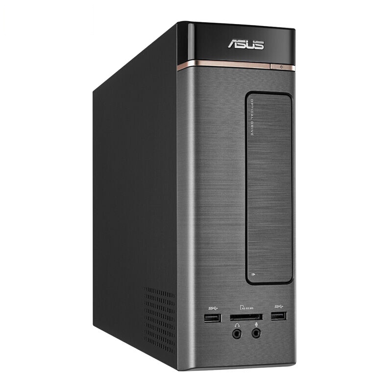华硕(ASUS)灵睿K20 家用办公台式电脑主机(i3-7100 4G 128G固态+1T 集显 10L小机箱 三年上门