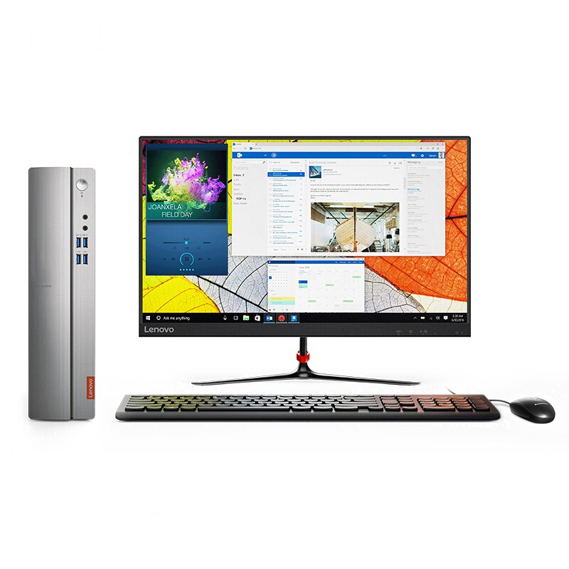 联想（Lenovo）天逸510S商用台式办公电脑整机（i3-7100 4G 1T 集显 WiFi 蓝牙 win10）19