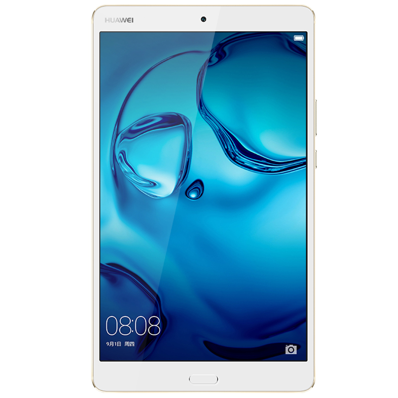 华为(HUAWEI)M3 8.4英寸平板电脑(2K高清屏 麒麟950 哈曼卡顿音效 4G/64G WiFi)日晖金