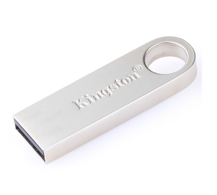 金士顿(Kingston)DT SE9H 32GB 金属U盘 迷你型车载U盘 银色亮薄