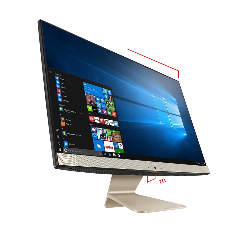 华硕(ASUS)傲世V241IC 23.8英寸一体机电脑(Intel奔腾4405U 4G内存 1T 全高清 上门售后)黑