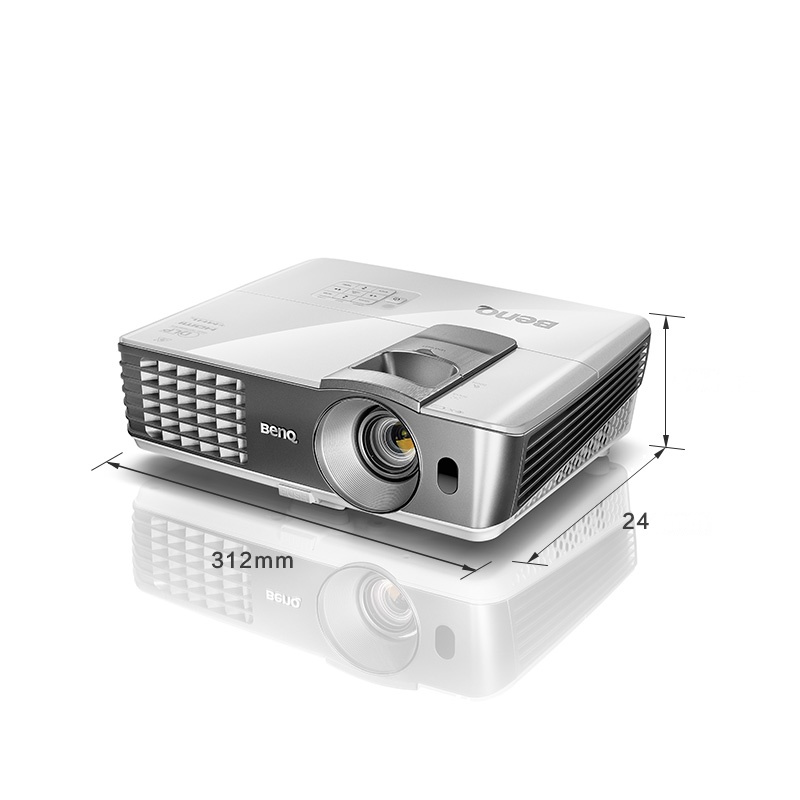 明基（BenQ）W1070+ 家用 投影机 投影仪（1920×1080分辨率 2200流明 蓝光3D 左右梯形校正 手机同屏）