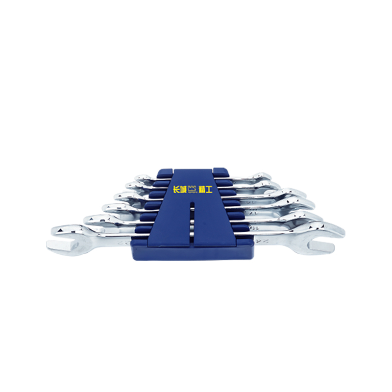 长城 8pcs公制镜抛平板双呆扳手组套 6*7-22*24mm 314108 (单位:组)