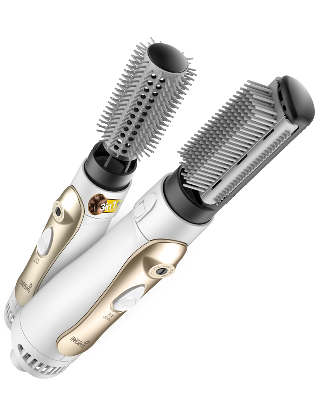 薇新(WellSkins)美发造型梳 WX-FT01 直发器 卷发棒 干发器 护发不伤发