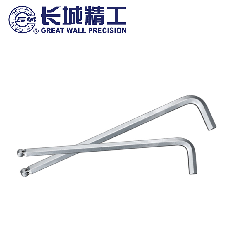 长城 Cr-V镜面球头特长内六角扳手 12mm (单位:个)