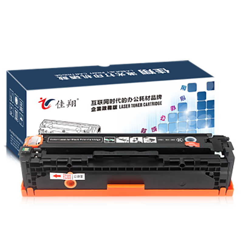 佳翔 适用惠普CE320A彩色硒鼓CM1415fn CP1525n HP128A 黑色