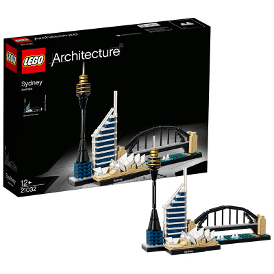 LEGO 乐高 Architecture建筑系列 悉尼 21032 100-200块塑料玩具 10岁以上