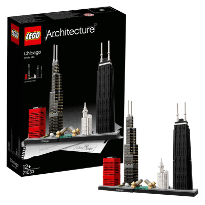 LEGO 乐高 Architecture建筑系列 芝加哥 21033 200块以上 塑料玩具 10岁以上