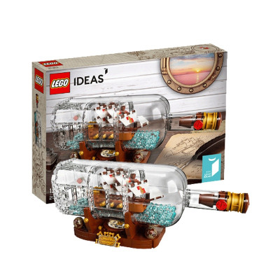 LEGO 乐高 Ideas系列 典藏瓶中船 21313 塑料 玩具 200块以上 12岁以上