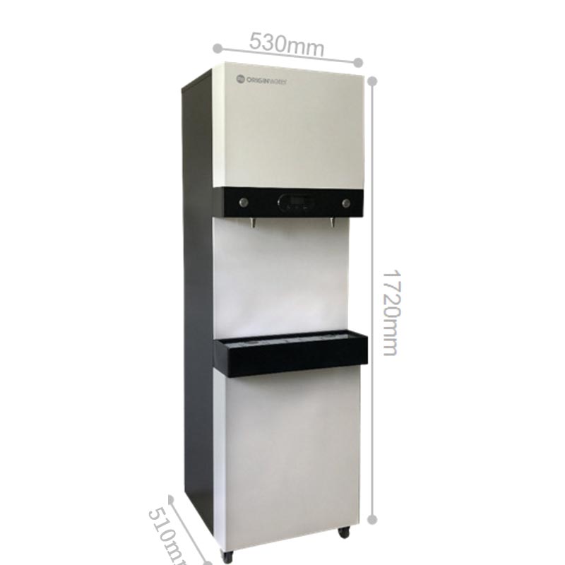 碧水源 D60N-M800 商务净饮一体机 不锈钢机身 低压选择性纳滤 高效优质出水口