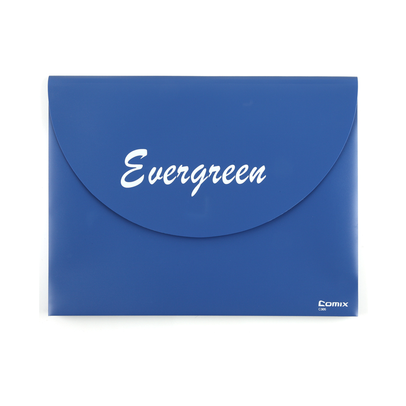 齐心(comix) C305办公用品超保密文件袋A4粘扣式文件盒收纳盒档案盒文件夹