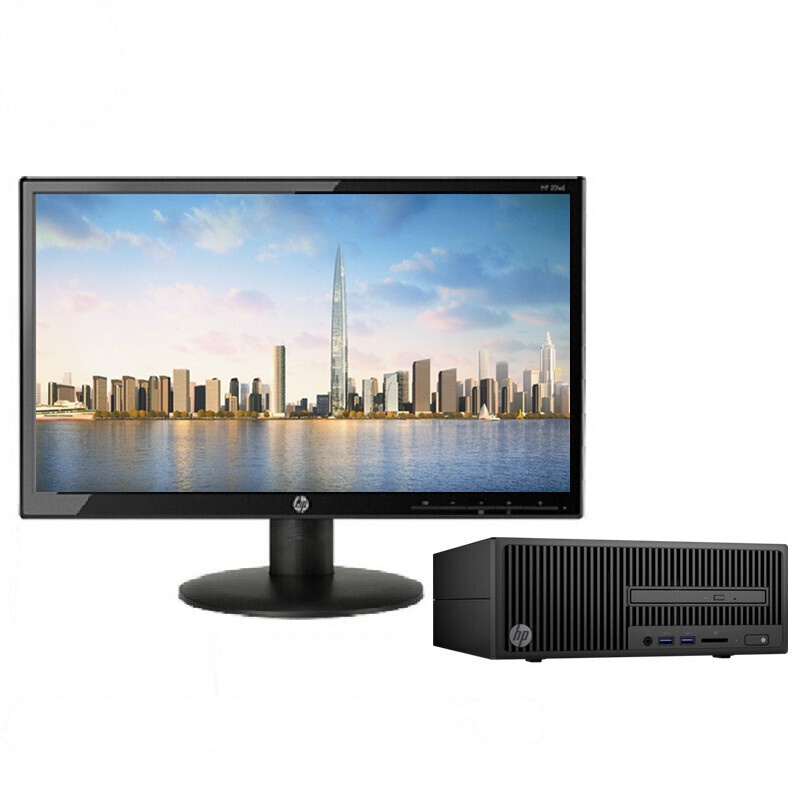 惠普（HP）280 G2 SFF商用台式电脑+19.5英寸（I5-6500 8G 1TB DVDRW Win7H）