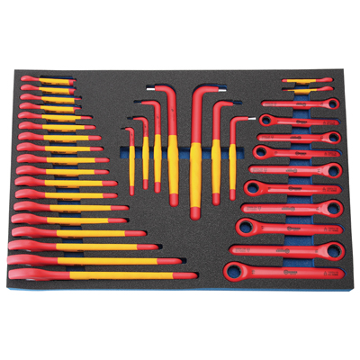 工具库 宝合BOOHER 37件VDE绝缘扳手组套 0200606