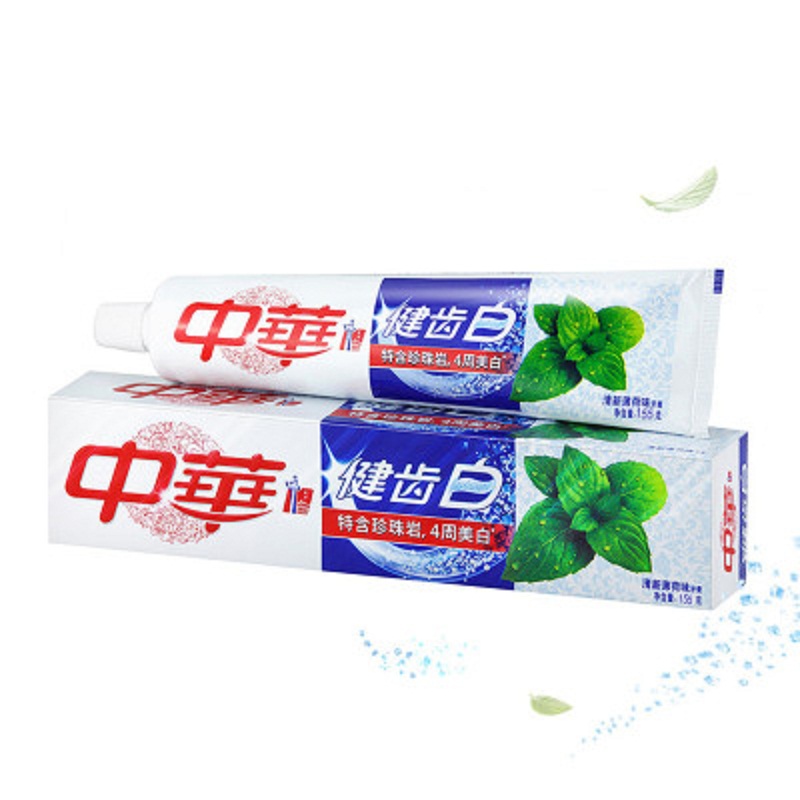 中华 金纯魔丽迅白 冰晶双重 薄荷味 牙膏 100g(单位:支)