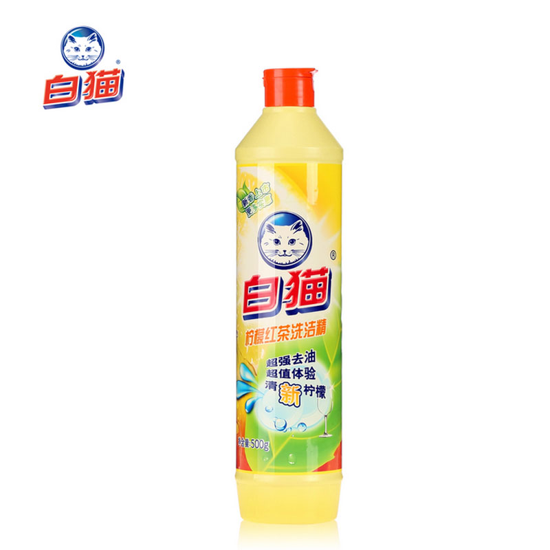 白猫 柠檬红茶洗洁精 C11103700 500ml 30瓶/件