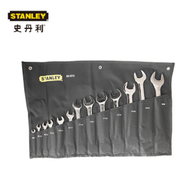 史丹利(Stanley) 13件套公制精抛光双开口扳手 93-613-22 (单位:个)