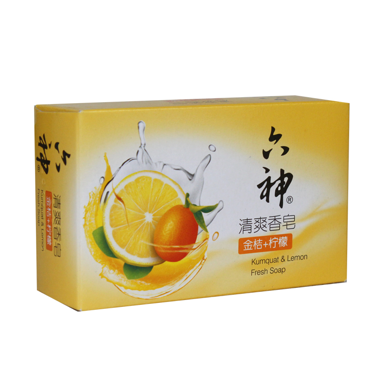 六神 清爽 香皂(金桔+柠檬)125g(块)