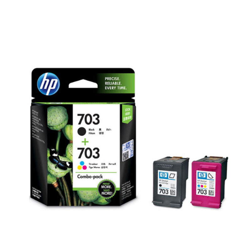 [精选]原装惠普(HP) F6V32AA 703 黑+彩墨盒 适用DJ F735 D730 K109a/g K209a