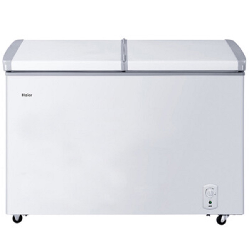 海尔(Haier) 215升蝶形门双箱双温区冰柜 家用商用二合一 FCD-215SEA