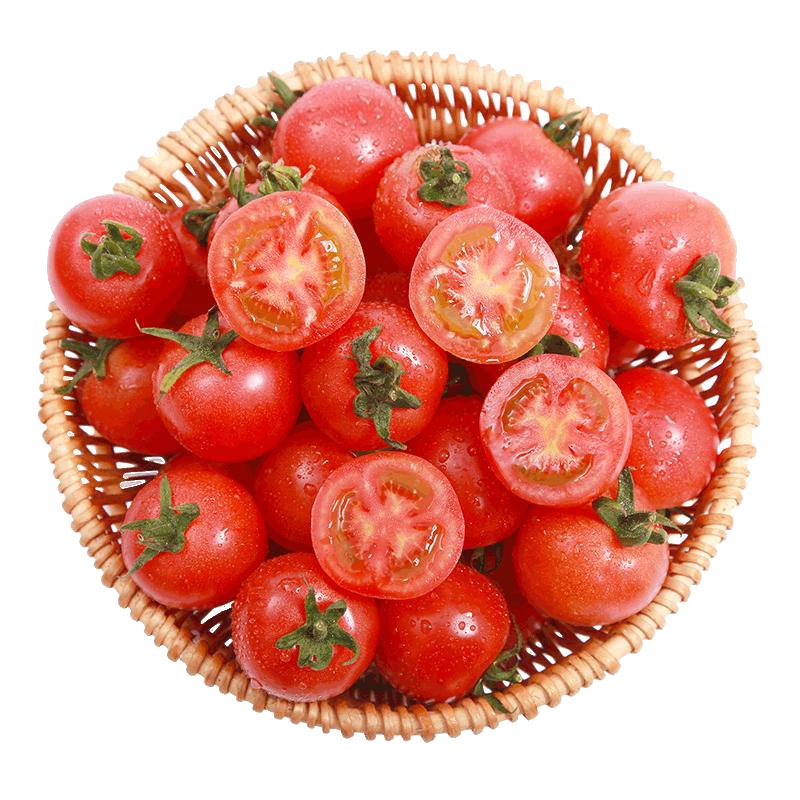 展卉国产 山东圣女果 小西红柿 番茄 简装 约500g 冷藏国产热带水果类 新鲜水果
