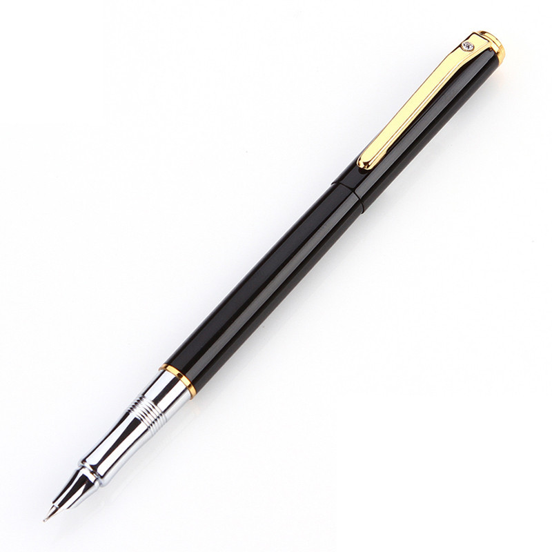 得力S681金属杆墨水笔中小学生硬笔书法练字 儿童钢笔 0.38mm 5支 三色可选