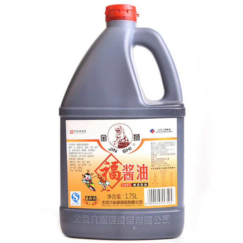 金狮 福酱油 酿造酱油 1.75L