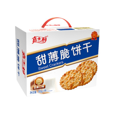 嘉士利早餐饼干800g原味