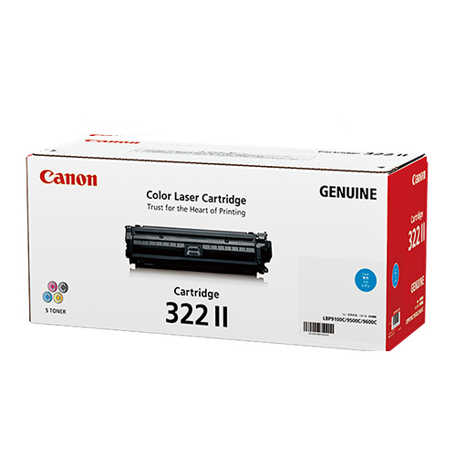 佳能(Canon)CRG 322II C青色硒鼓适用LBP9100Cdn/9100 蓝色