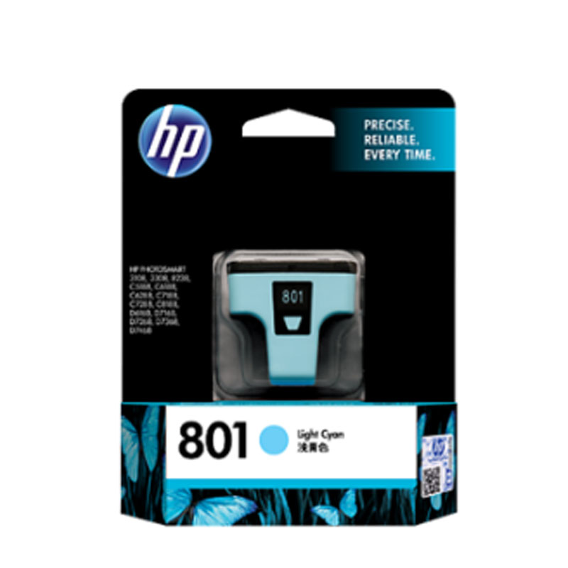 [精选]原装惠普(HP) 801号 浅蓝色墨盒 适用HP 3108 3308 C5188 C6188 8238 D716