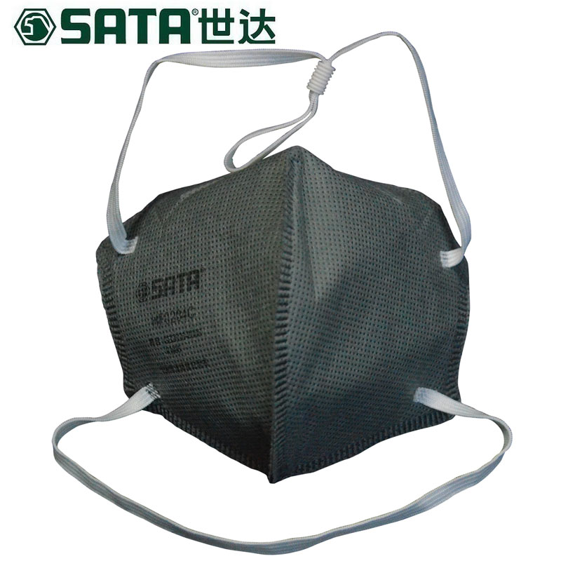 世达(SATA) 头戴式 KN95 活性炭 折叠 口罩 HF0204C (单位:只)