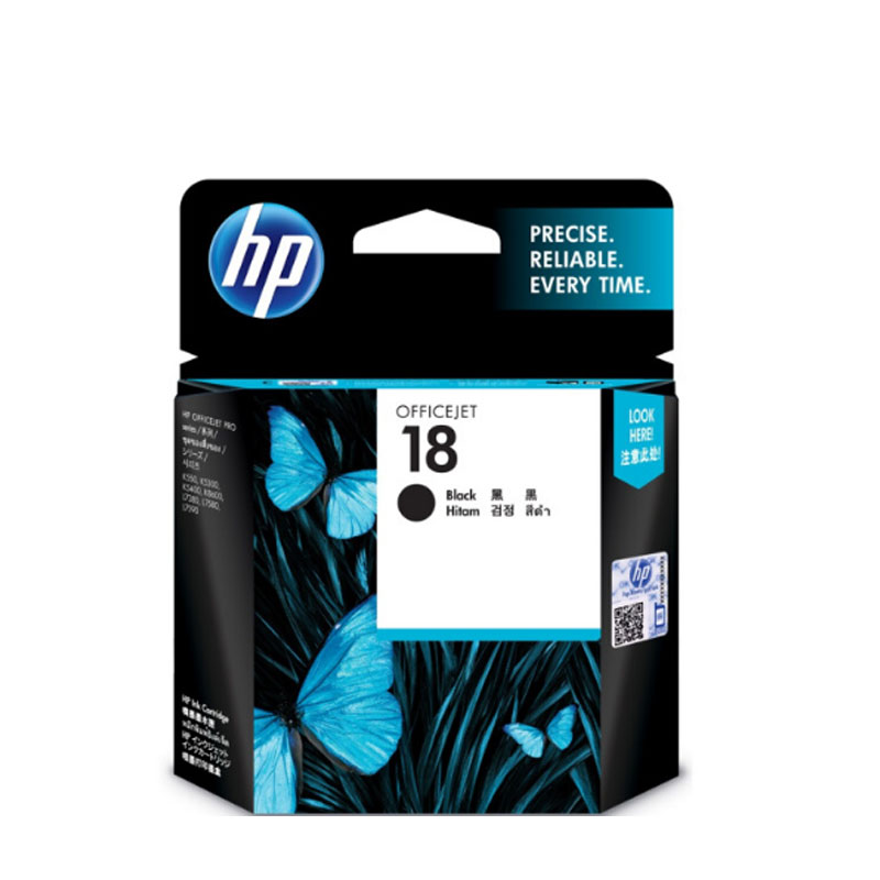 [精选]原装惠普(HP)18号 黑色墨盒(C4936A) 适用7380,L7580,L7590,ProK5300