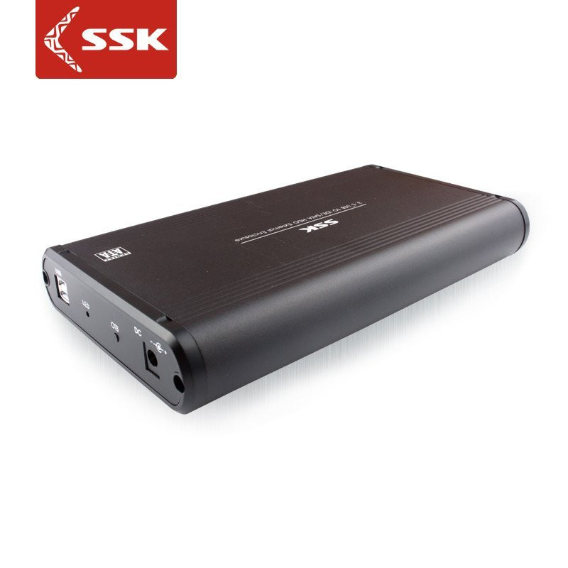 飚王(SSK) SHE053 3.5寸台式机移动硬盘盒 sata/IDE通用串并口两用