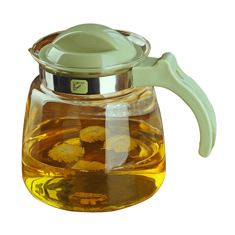 奇高茶壶 玻璃直火壶可明火加热煮茶壶(1.8L)大容量耐热防爆玻璃煮咖啡壶