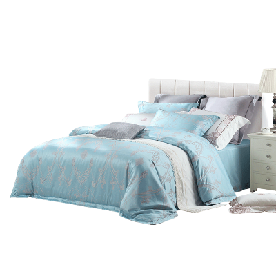 水星(MERCURY)家纺欧式提花纯棉四件套双色纬提花套件1.8米床尼斯梦境180×200cm