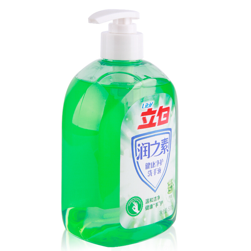 立白 润之素芦荟健康净护洗手液 500g