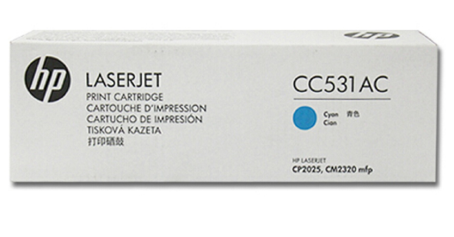 惠普(HP)蓝色硒鼓 CC531AC (单位:盒) 适用Color LaserJet CP2025 2320