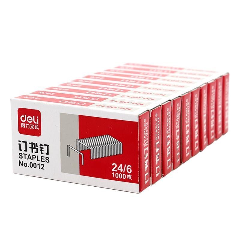 得力(deli)办公文具套组578203办公订书针订书钉组 混装套装