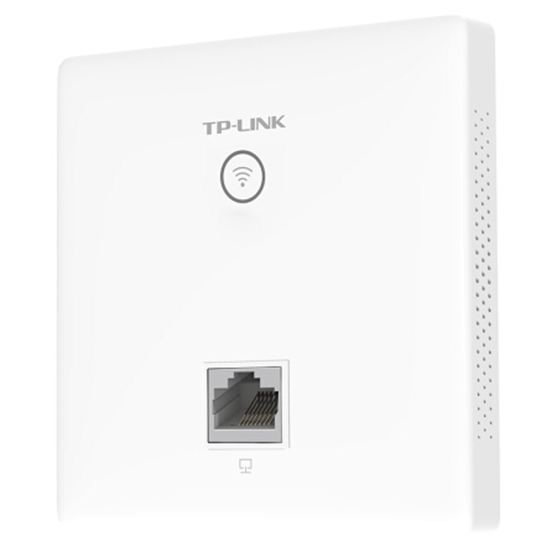 TP-LINK TL-AP1202I-PoE AC1200双频无线86型面板式AP 企业级酒店别墅wifi接入POE