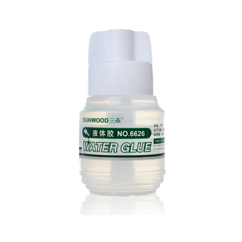 三木(SUNWOOD) 6626液体胶水学生中号强力胶水办公用品透明液体胶 70ml/瓶共5瓶
