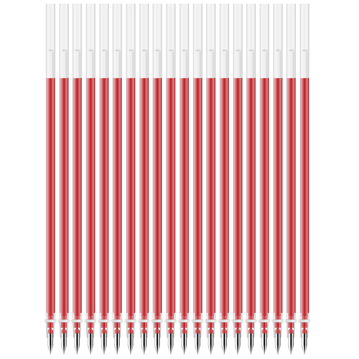 得力6916中性笔芯0.5mm(红)(支)*20*3盒