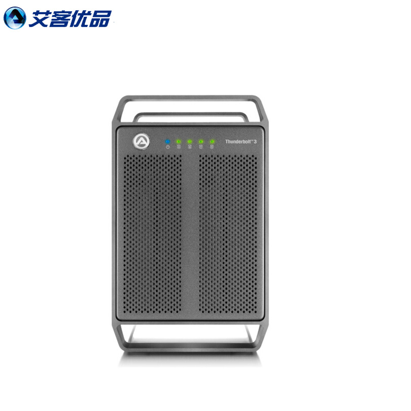艾客优品(AKITIO)Thunder3 Quad X 雷电存储接口箱(雷霆战舰 3X 支持mac)